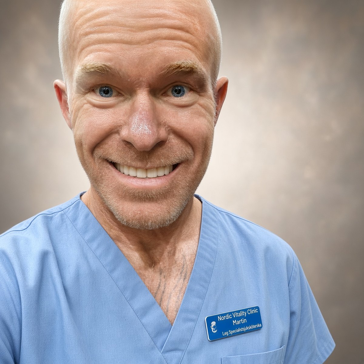 Martin Eriksson, legitimerad specialistsjuksköterska på Nordic Vitality Clinic